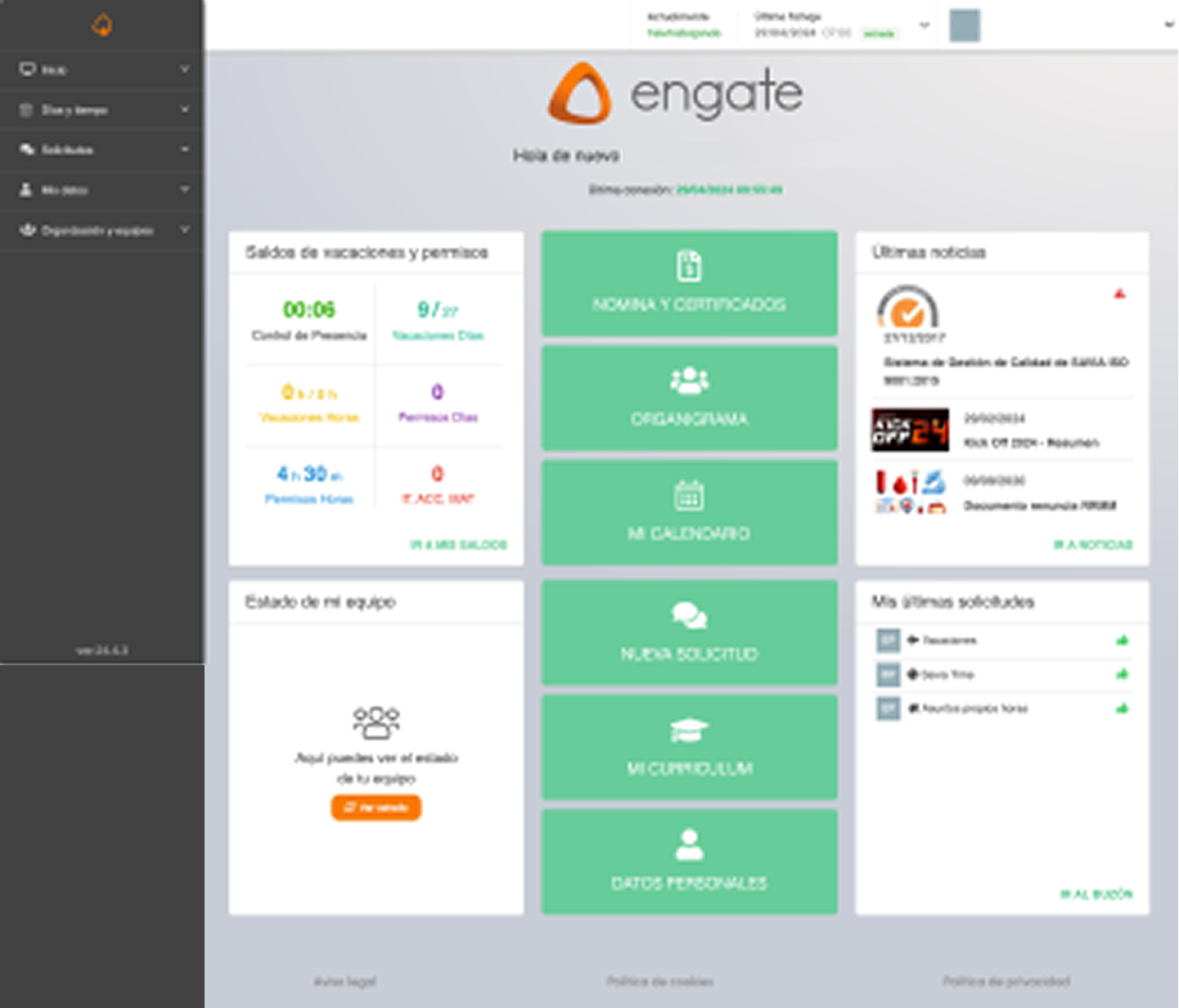 Engate antes del rediseño